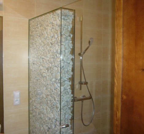 Kabina prysznicowa ścianka stała dekoracyjna