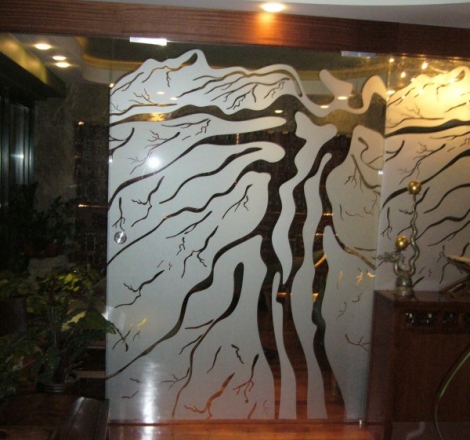 Drzwi przesuwne ze ścianką szklaną